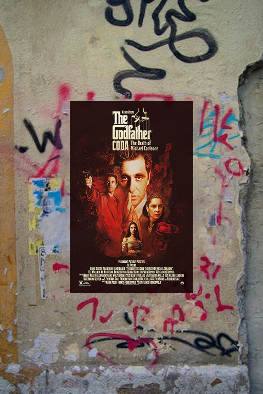 The Godfather Part 3 Al Pacino | Movie Poster Print | Gloss Wall Art | Film Memorabilia | Classic Cinema Decor | Michael Corleone Artwork | Godfather Trilogy Gift
