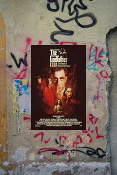 The Godfather Part 3 Al Pacino | Movie Poster Print | Gloss Wall Art | Film Memorabilia | Classic Cinema Decor | Michael Corleone Artwork | Godfather Trilogy Gift