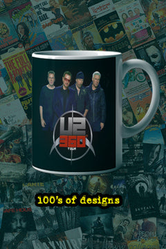 U2 360 Tour 11oz Mug | Music Artist Merchandise | Concert Souvenir | U2 Fan Gift | Music Lover Mug | Rock Band Memorabilia
