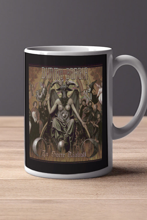 Dimmu Borgir In Sorte Diaboli 11oz Mug | Music Artist Merchandise | Metal Band Coffee Cup | Gothic Design Collectible | Music Lover Gift