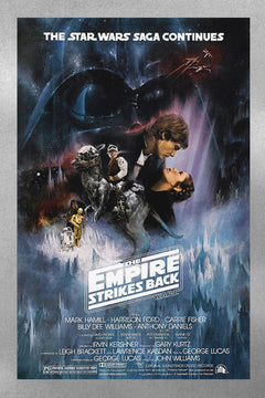 The Empire Strikes Back Harrison Ford | Star Wars Movie Poster | Glossy Sci-Fi Wall Art | Retro Film Print | Cinematic Home Decor | Collector’s Gift