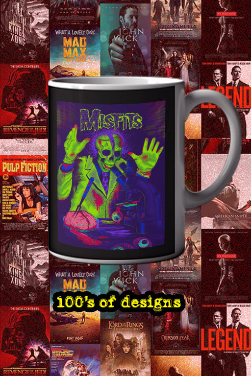 Misfits Inspired 11oz Mug | Music Artist Design | Rock Band Inspired | Music Lover Gift