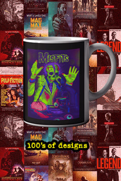 Misfits Inspired 11oz Mug | Music Artist Design | Rock Band Inspired | Music Lover Gift