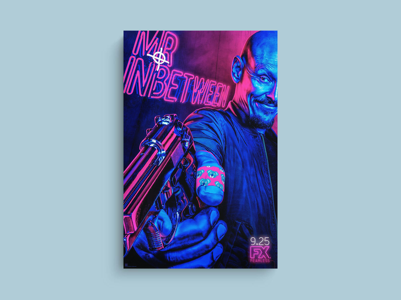 Mr Inbetween Canvas Print | Ryan Corr as Gary Seasons | TV Show Mr Inbetween Fan Art