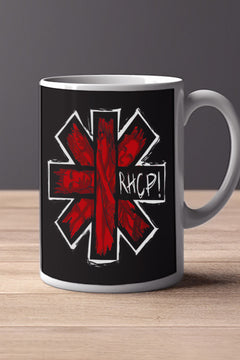 Red Hot Chilli Peppers 11oz Mug | Music Artist Design | Gift for Music Lovers | Rock Band Fan Merchandise | Red Hot Chilli Peppers Collectible Mug