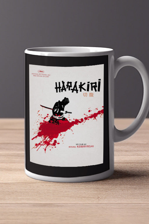 Harakiri 11oz Mug | Film Poster Design | Lead Actor Name