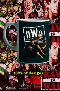 NWO 11oz Mug  WWE  | WCW  | NWO | Hulk Hogan | Scott Hall | Kevin Nash