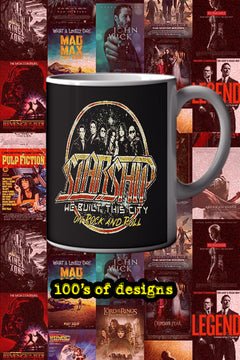 Starship We Built This City | Music Artist Design 11oz Mug | Fun Musician Mug | Unique Band Merch | Groovy Music Lover Gift