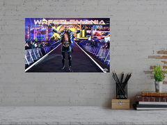Logan Paul United States Champion Entrance Gloss Poster | Wrestlemania 40 |