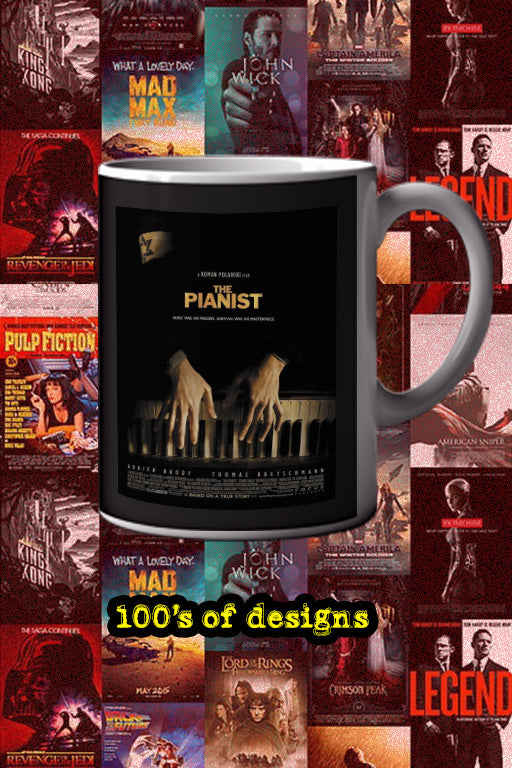 The Pianist 11oz Mug | Film Memorabilia Gift | Adrien Brody Merchandise