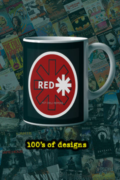 Red Hot Chilli Peppers band logo 11oz Mug | Music Art Coffee Cup Graphics Gear
