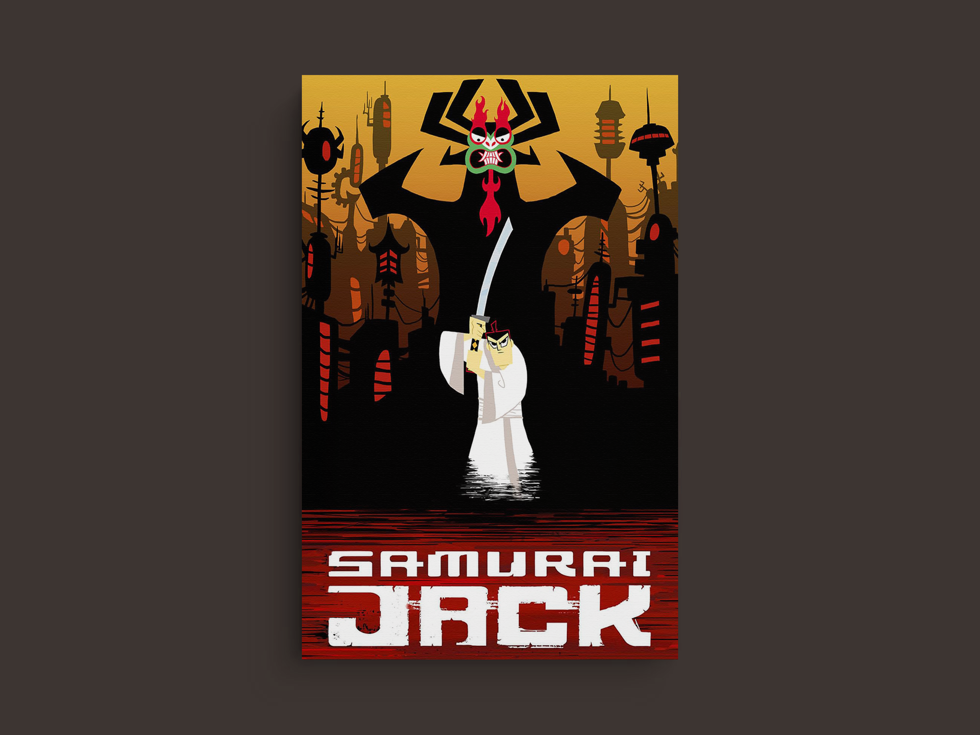 Samurai Jack Canvas Print featuring Lead Actor | TV Show Design - Etsy & ShopifySEO.