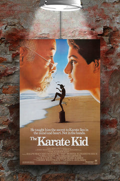 The Karate Kid Ralph Macchio Gloss Poster | 80s Movie Art Print | Martial Arts Wall Decor | Retro Film Poster Design | Classic Cinema Artwork | Nostalgic Gift
