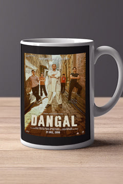 Dangal 11oz Mug | Film Dangal Poster Design | Lead Actor Name PV Sindhu Mug