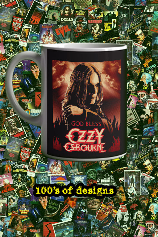 God Bless Ozzy Osbourne 11oz Mug | Music Icon Tribute | Rock Legend Gift | Ceramic Coffee Cup