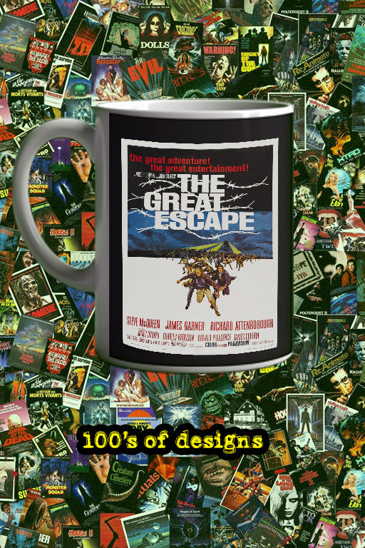 The Great Escape 11oz Mug Steve McQueen | Film Memorabilia Design