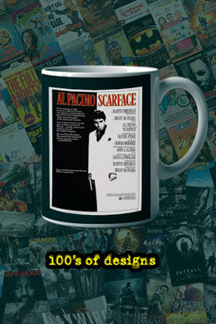 Scarface 11oz Mug | Al Pacino Design | Film Poster | Movie Collectible