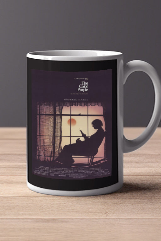 The Color Purple 11oz Mug with Film Poster Design | Film Mug with The Color Purple | Oprah Winfrey and Whoopi Goldberg Mug