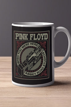 Pink Floyd Wish You Was Here 11oz Mug | Music Artist Mug | Vintage Rock Band | Music Lover Gift | Retro Musician Cup