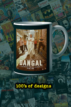 Dangal 11oz Mug | Film Dangal Poster Design | Lead Actor Name PV Sindhu Mug