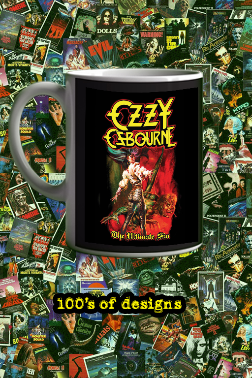 Ozzy Osbourne The Ultimate Sin Mug | 11oz Rock Album Art Cup | Heavy Metal Classic Collectible