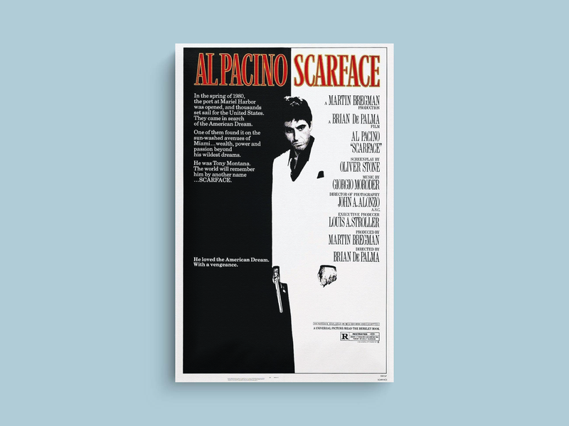 Scarface Canvas Print | Al Pacino | Film Scarface Wall Art Decor Movie Poster Artwork Vintage Gift Idea Home Decoration - Shopify & Etsy SEO Friendly