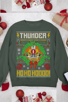 UGLY Thundercats Christmas Sweatshirt | Retro 80s Design | Santa's Favorite Thundercats Fan
