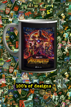 Avengers Infinity War 11oz Mug | Film Memorabilia | Avengers Infinity War Design | Lead Actor's Name