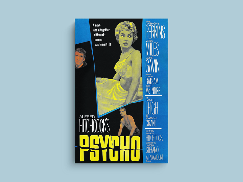 Psycho Canvas Print | Anthony Perkins | Classic Horror Film Art | Movie Lover Gift | Wall Decor(figsize)