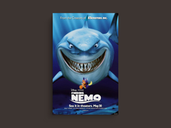 Finding Nemo Canvas Print | Film Design | Animated Movie Decor | Dory | Pixar Art | Underwater Scene | Kids Room Wall Art