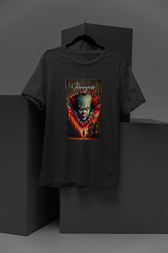 Horror Pennywise Scary Vintage Graphic Tee | Halloween Costume Gift