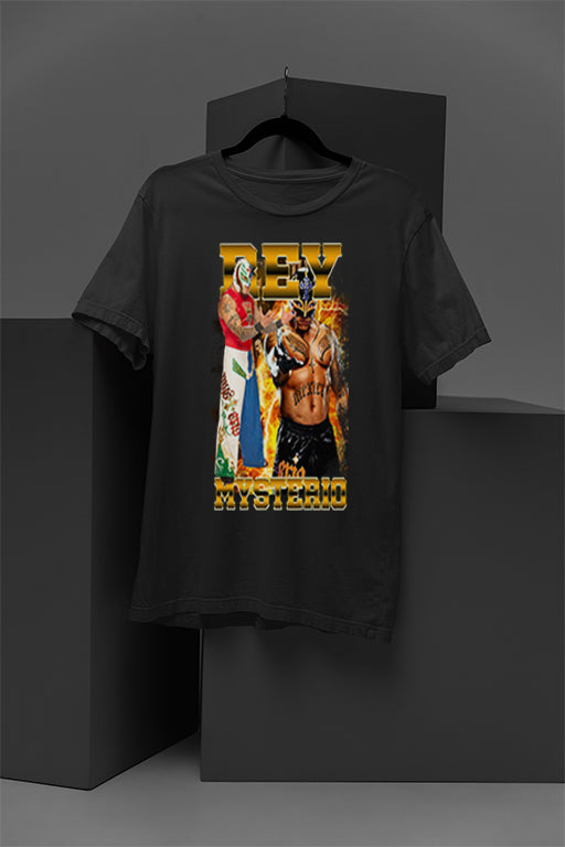 Rey Mysterio WWE T-Shirt | Lucha Libre Icon | High-Flying Champion | Att
