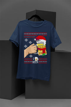 UGLY Festive Cheers: I Love Beer | Christmas Cheer | Ugly Sweater Design | Retro