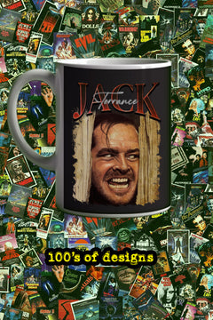 Halloween Jack Torrance 11oz Mug | Horror Film Poster Design | Scary Movie Collector's Item