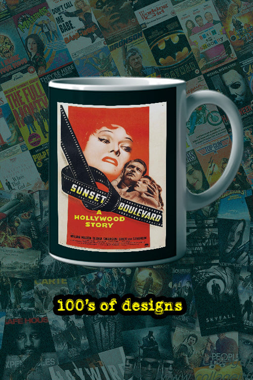 Sunset Blvd 11oz Mug | Film Memorabilia | Sunset Blvd Design | Gloria Swanson