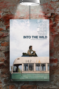 Into the Wild Emile Hirsch Premium Gloss Poster | Film Fan Art | Movie Memorabilia | Wanderlust Decor