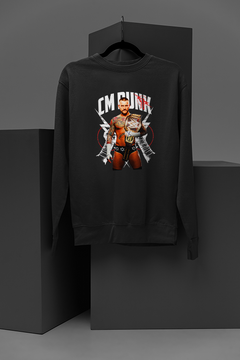 CM PUNK x WWE "Best in the World" Era Men's Sweatshirt | Straight Edge Super