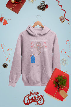"Cookie Monster Christmas Chaos" | Sesame Street | Kids Christmas Ugly Hoodie