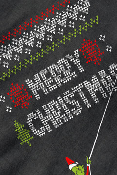 KIDS UGLY | Grinch Merry Christmas | Kids Christmas Ugly Design | Retro Holiday Cheer