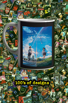 Your Name 11oz Mug - Lead Actor Name | Film Memorabilia Design | Collectible Movie Poster Merch