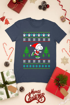 KIDS UGLY Peanuts Snoopy Christmas Spirit Tee | Vintage Snoopy Design | Retro Kids
