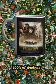 LOTR The Fellowship Of The Ring 11oz Mug | Film Memorabilia | LOTR The Fellowship Of The Ring Design | Lead Actor's Name