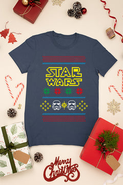 KIDS UGLY Galactic Christmas: Star Wars Logo & Storm Troopers | Retro Kids Style |