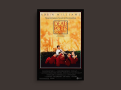 Dead Poets Society Canvas Print | Film Artwork | Robin Williams Tribute