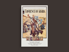 Lawrence of Arabia Canvas Print | Film | Peter O'Toole | Movie Poster | Classic Cinema Art