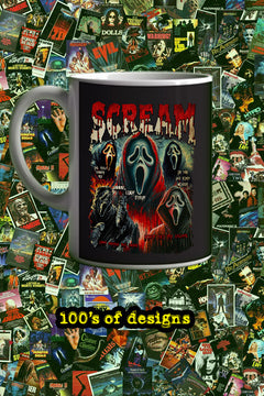 Halloween Ghostface 11oz Mug | Horror Film | Ghostface Design
