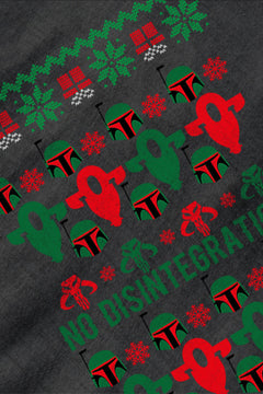 UGLY Star Wars No Disintegrations Christmas T-Shirt | Mandalorian Vibes | Galactic Festivities