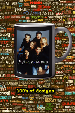 Friends 11oz Mug | Central Perk TV Show Coffee Cup | Jennifer Aniston Mug