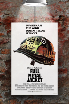 Full Metal Jacket R. Lee Ermey Poster | Film Memorabilia | Movie Art Print | Collectible Wall Decor