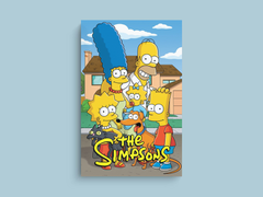 The Simpsons Canvas Print | Homer Simpson Wall Art for TV Show Fans - SEO optimized for Etsy and Shopify